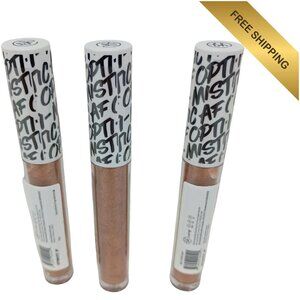 Bh Cosmetics Lip Gloss Say It Shimmer Optimistic AF Brass 0.7 Fl Oz Lot of 3